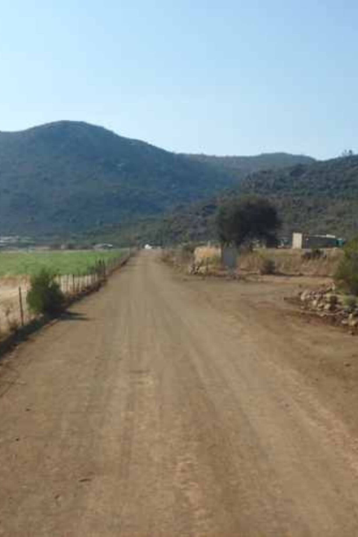 Regravelling of Langdraai Internal Road  - completion stage