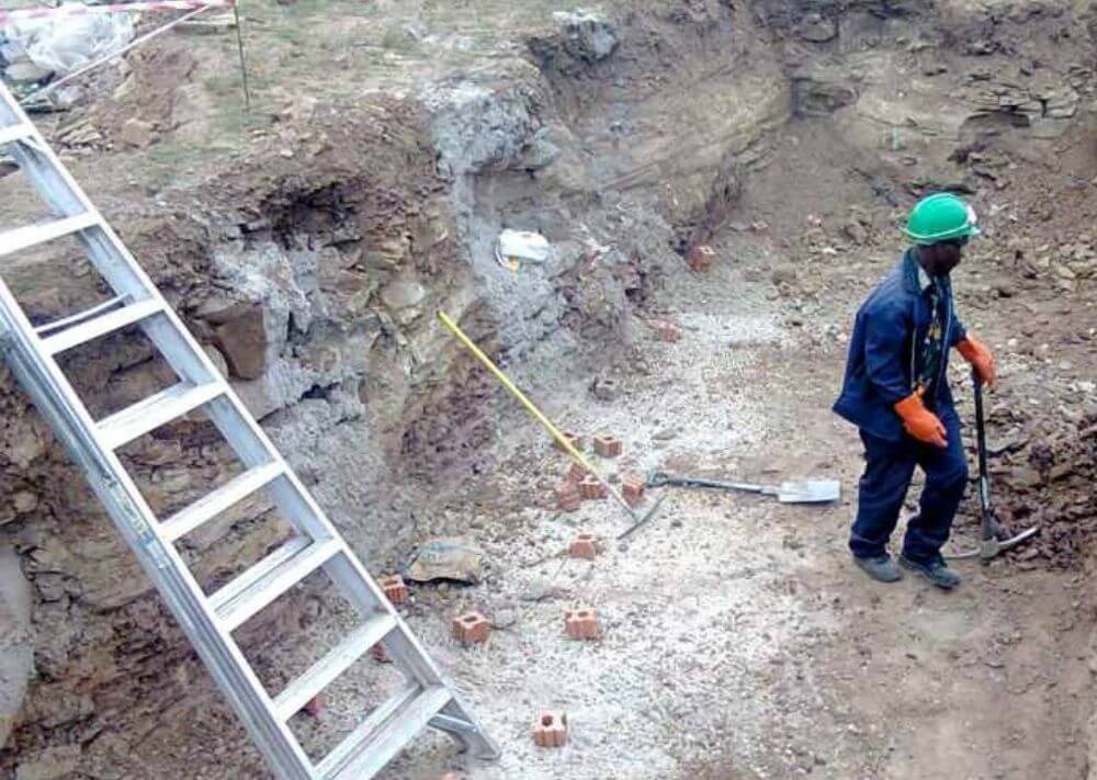 Nosimo Technical School: Excavation for Foundation Footings